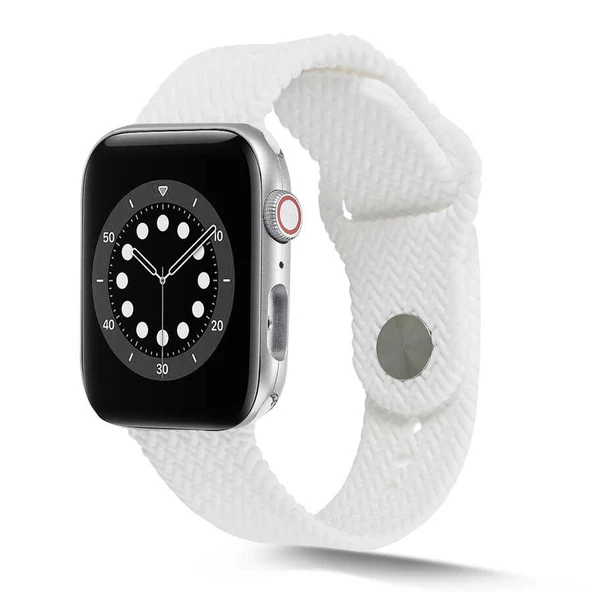 Apple Watch 42mm KRD-37 Silikon Kordon - Resim 5
