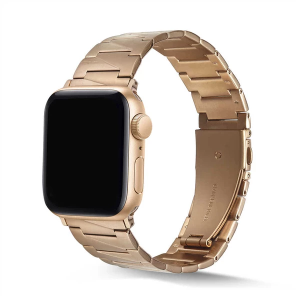 Apple Watch 44mm KRD-48 Metal Kordon - Resim 3