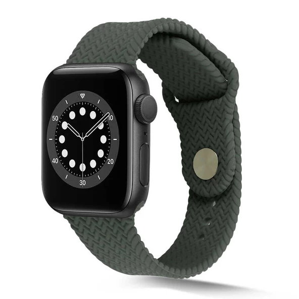 Apple Watch 42mm KRD-37 Silikon Kordon - Resim 7