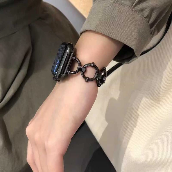 Apple Watch 42mm KRD-56 Metal Kordon - Resim 12