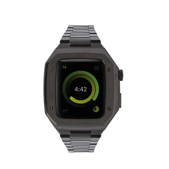Apple Watch 44mm  KRD-64 Metal Kordon - Resim 5