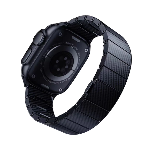 Apple Watch 7 41mm  KRD-90 600D Karbon Fiber Kordon ürün görseli 1