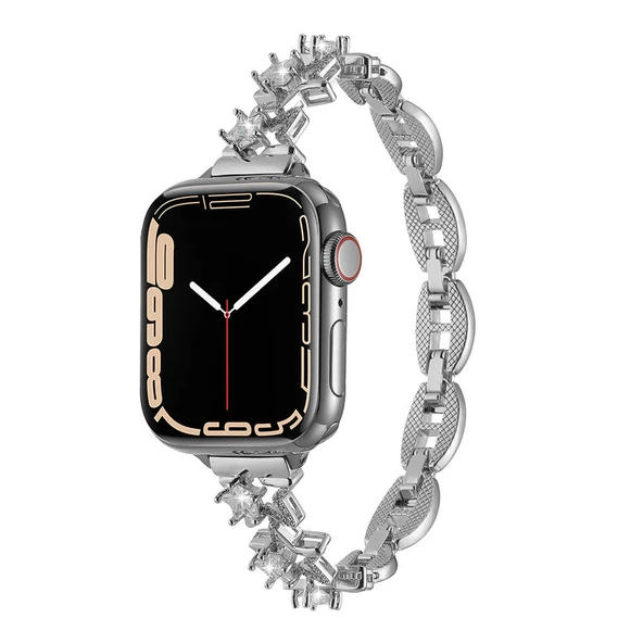 Apple Watch 7 41mm  KRD-104 Metal Kordon - Resim 4