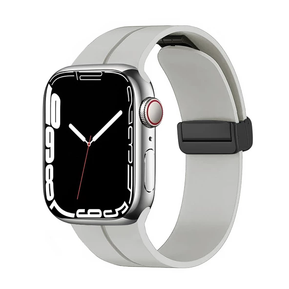 Apple Watch 7 41mm  KRD-84 Silikon Kordon - Resim 11