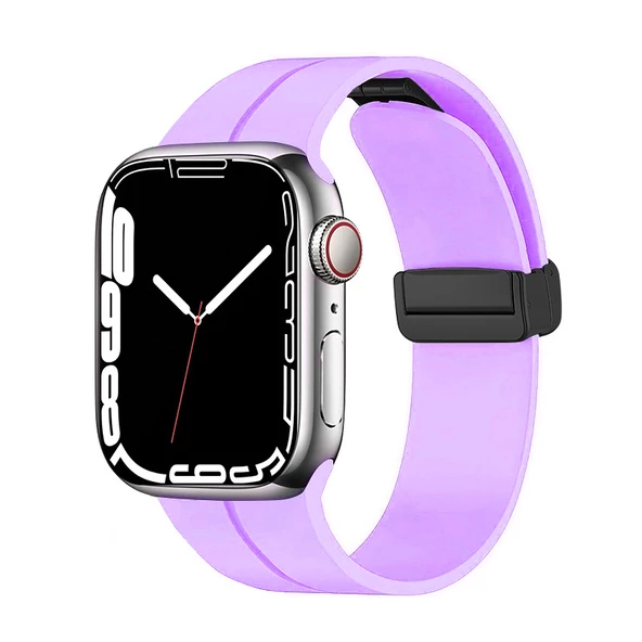 Apple Watch 7 41mm  KRD-84 Silikon Kordon - Resim 5
