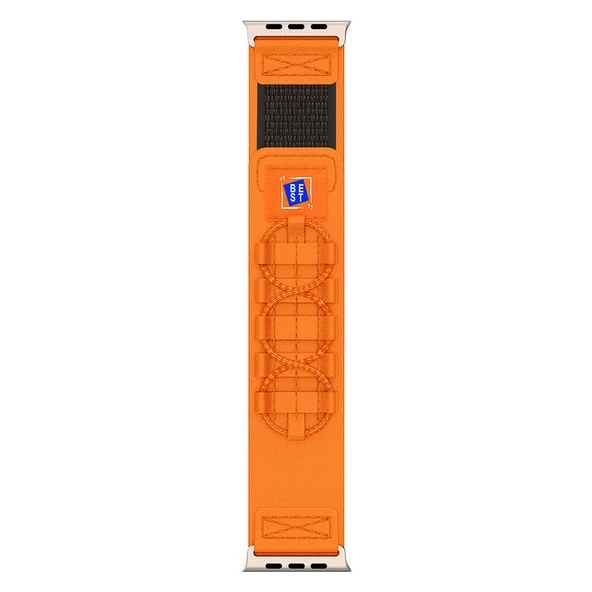Apple Watch Ultra 49mm  KRD-99 Hasır Kordon - Resim 11