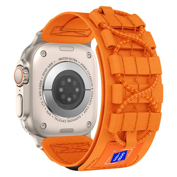 Apple Watch Ultra 49mm  KRD-99 Hasır Kordon ürün görseli 1