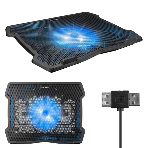 ASONİC AS-A34 Notebook Soğutucu 140mm Ledli ürün görseli 1