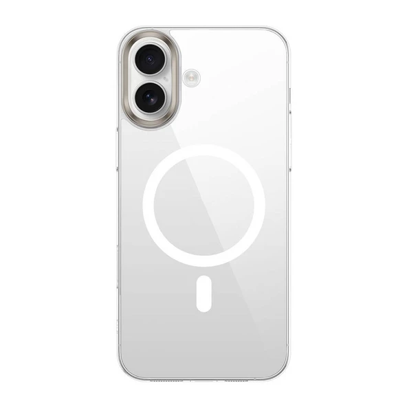 Gpack Apple iPhone 16 Kılıf Magsafeli G-Glass Kapak Arka Yüzey Şeffaf ürün görseli 1