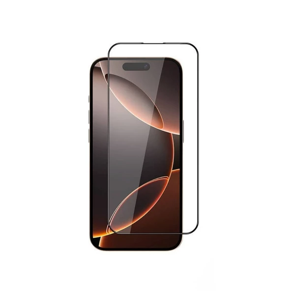 Gpack Apple iPhone 16 Pro Max Ekran Koruyucu Cam Rio Glass Siyah ürün görseli 1