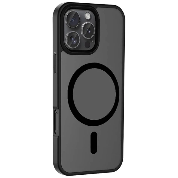 Gpack Apple iPhone 16 Pro Max Kılıf Magsafeli Mat Arka Yüzey Sio Kapak ürün görseli 1