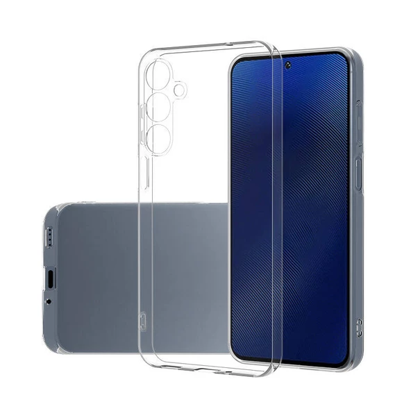 Gpack Samsung Galaxy S24 FE Kılıf Süper Silikon Lüx Korumalı Şeffaf ürün görseli 1