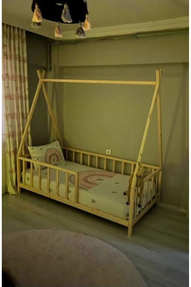 KÖŞK MOBİLYA Rüya Montessori Bebek Ve Çocuk Karyolas 70x110 Yatak Uyumlu ürün görseli 1