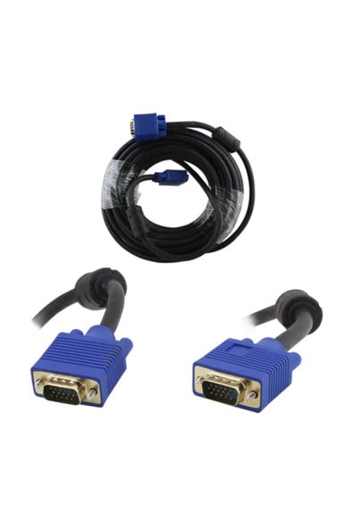 Vga Kablo 15 Pin Erkek/erkek 20 Metre ürün görseli 1