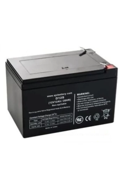 12 Volt 12 Amper Akü Pil ürün görseli 1