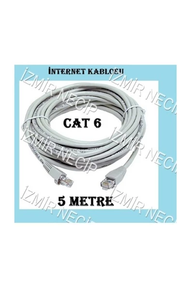 Ncp 5m Mt Internet Kablosu Cat6 Kaliteli Sağlam Kablo Pc Modem Arası ürün görseli 1