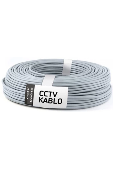100mt 100 Metre Yerli Imalat Analog Ahd Güvenlik Kamera Cctv Kablosu 2 1 Cctv Kaplo ürün görseli 1