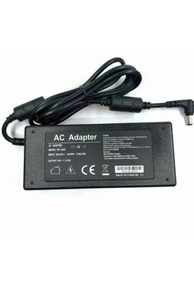 Asus 19v 6.32a A15-120p1a Uyumlu 19v 6.32a Laptop Notebook Şarj Cihazı Şarj Aleti Adaptör ürün görseli 1