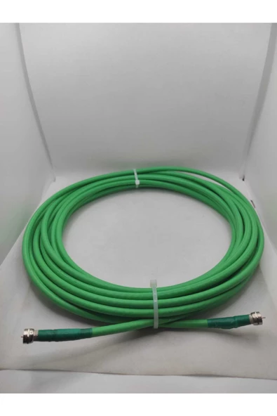 35 Metre Yeşil Uydu Anten Kablosu Uçları Takılı Rg6 U4 64 Telli 4k Uhd ürün görseli 1