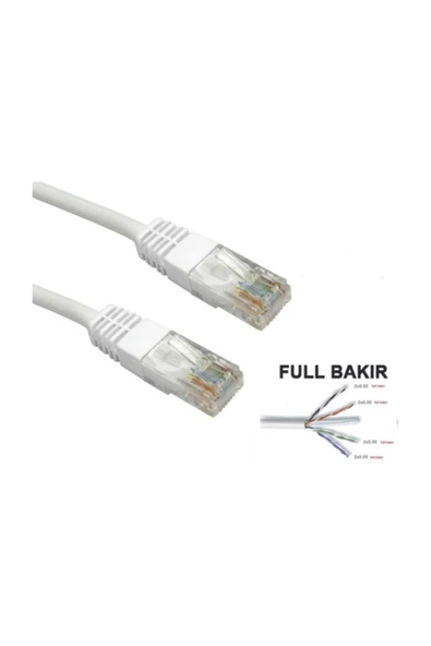 Cat6 Kablo 10 Metre Data/internet/modem/ethernet Kablosu ürün görseli 1