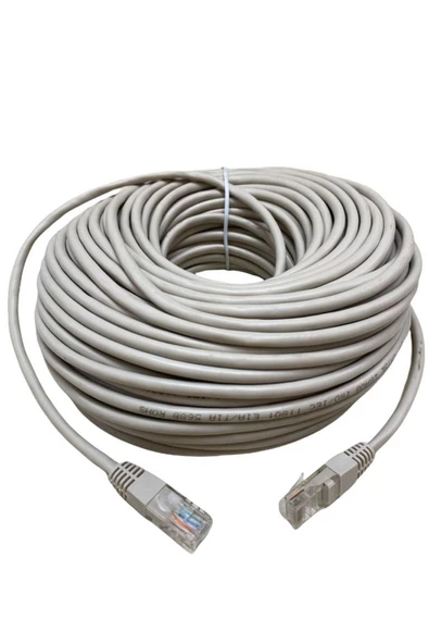 100 Metre Internet Kablosu Cat6 Dvr Ve Kamera Arası Kablo 100mt Kalın Sağlam ürün görseli 1