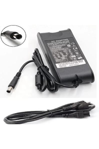 Dell Inspiron Uyumlu 1410, 1420, 1425 Notebook Laptop Şarj Cihazı Adaptörü 19.5v 4.62a ürün görseli 1