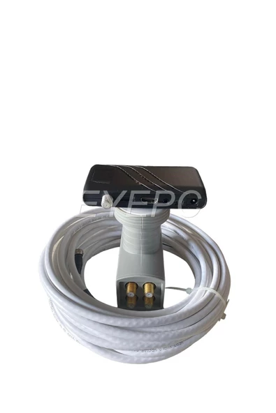20 METRE UYDU ANTEN KABLOSU+4 ÇIKIŞLI LNB+HDMI UYDU BİRLİKTE ürün görseli 1