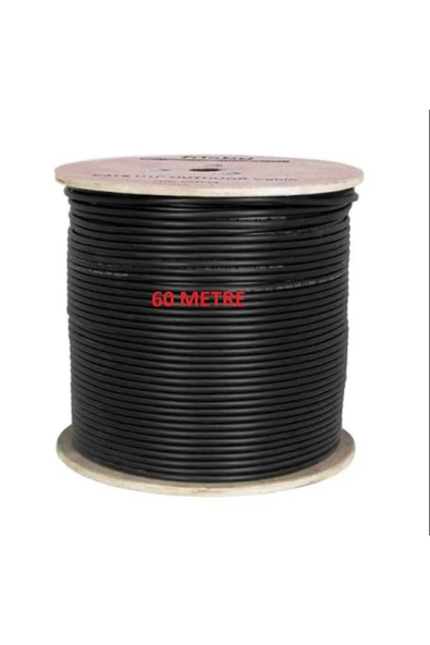 45 METRE MODEM BİLGİSAYAR İNTERNET KABLOSU ÖZEL KALIN SAĞLAM CAT 6 KET İÇ-DIŞ ORTAM -SEÇİNİZ ürün görseli 1
