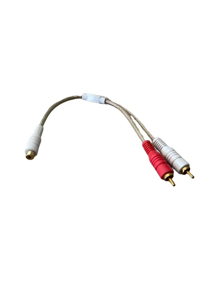 Rca Çoklayıcı Kablo 2 Erkek 1 Dişi Tos Kablo ürün görseli 1