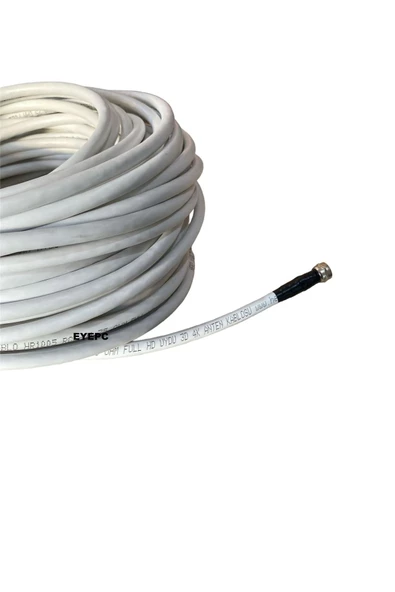 30 Metre Uydu Anten Çanak Lnb Hat'line Kablosu 30m Full Hd Destekli Rgu U6 Kalın Kablo ürün görseli 1
