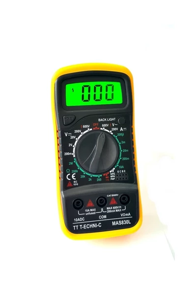 Tt-Technıc Mas 830L Dijital Multimetre Ölçü Aleti - Resim 2