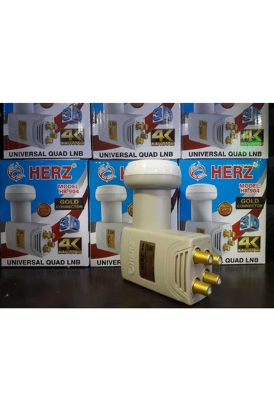 Dörtlü Lnb 4k Uhd Full Hd Tv Gold Tek Çanak Antenden 4 Ayrı Televizyon Izleme ürün görseli 1