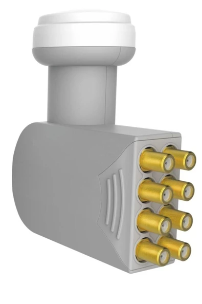 Technobox Himeris 8'li Lnb Full Hd Sekizli 8 Çıkışlı Lnb Rl-800 Altın Uçlu Gold ürün görseli 1