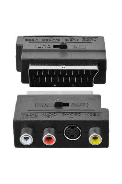 Scart Adaptör Swıchli (in-out) ürün görseli 1