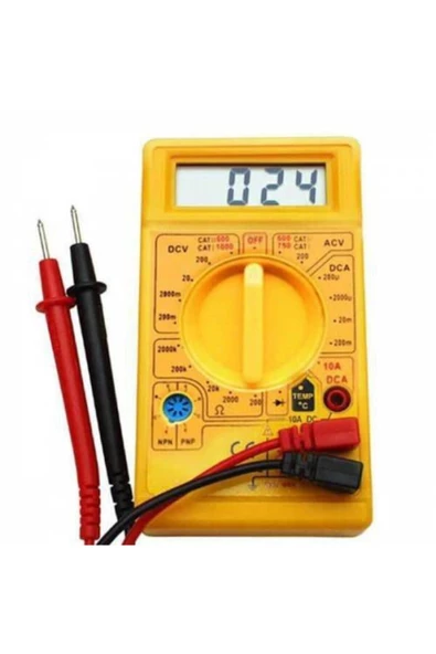 Dijital Avometre Multimetre Ölçü Aleti Akım Volt Amper Ölçer Avometre Akım Elektronik Ölçü Aleti ürün görseli 1