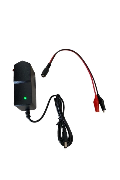 12 Volt Şarj Kesici Akü Şarj Cihazı Adaptörü 12v-led Işıklı Amper ürün görseli 1