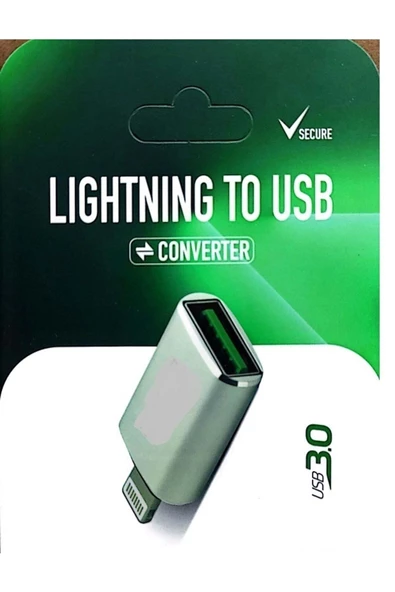 Tablet Ve Telefon Için Lightning To Usb Otg Çevirici Adaptör I Phone Girişi Usb Ye Çevir Usb 3.0 ürün görseli 1