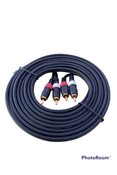 3 Metre 3mt 2rca To 2 Rca Ses Ve Görüntü Kablosu ürün görseli 1
