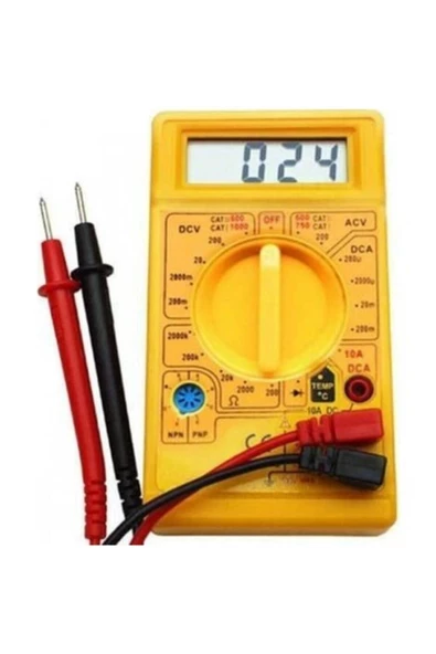 Digital Ölçü Aleti Multimeter Buzzer'li Avometre(877). ürün görseli 1