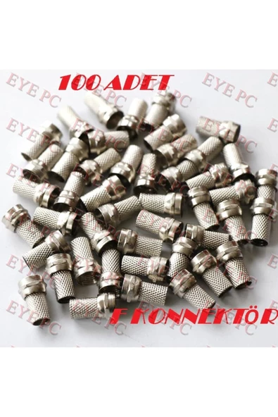 100 Adet 1 Poşet F Konnektör F Connektör ürün görseli 1