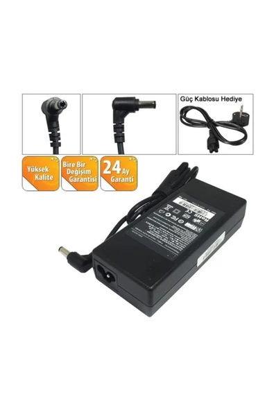 X552l, X552la, X552lav, X552ld, X552ldv Uyumlu Notebook Adaptör, Şarj Cihazı (90w - 19v 4.74a) ürün görseli 1