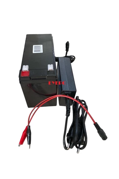 Akülü Oyuncak Araba Araç Uyumlu 12 Volt 7 Amper Akü Ve Şarj Cihazı Adaptörü Birlikte ürün görseli 1