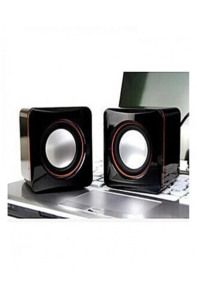 Multimedya 1+1 Mini Pc Hoparlör 2.0 Usb Speaker 2.5w - Resim 2