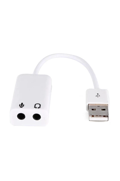 Harici Kablolu 7.1 Usb Ses Kartı 3.5mm Mikrofon Çevirici Dönüştürücü Adaptör ürün görseli 1