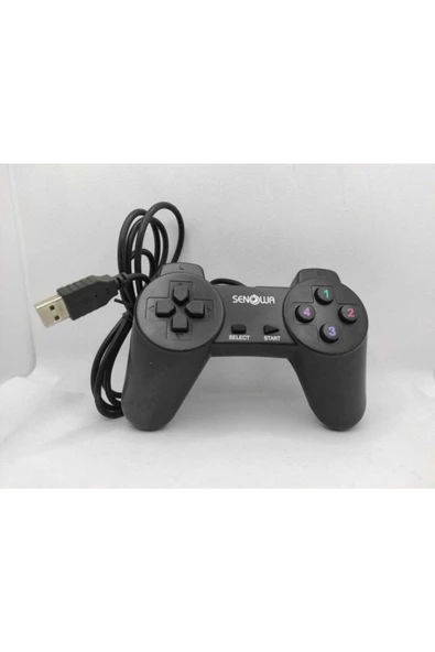 Analogsuz Titreşimsiz Oyun Kolu Game Pad Usb Uyumlu Araçtan Laptop Vb. 300w A Kadar Olan Her Ürünü ürün görseli 1