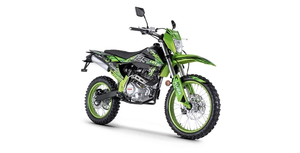 Kuba Race125 Cross Motosiklet Yeşil ürün görseli 1