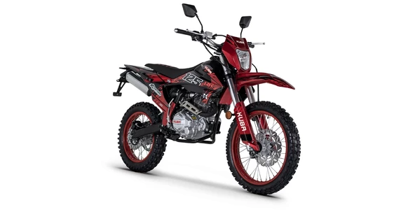 Kuba Race125 Cross Motosiklet Kırmızı ürün görseli 1