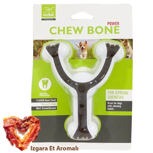 Nunbell Köpek Oyuncağı Kemik M - Resim 4