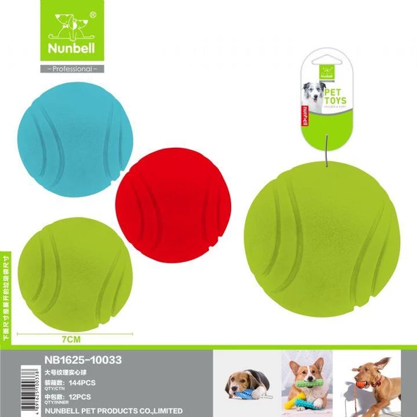 NUNBELL PLASTİK SERT TOP L - Resim 2