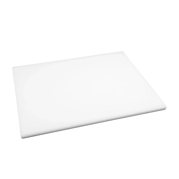 Türkay 60x40x4 cm Polietilen Kesme Tahtası Kesim Levhası Naturel/Beyaz 4795 ürün görseli 1